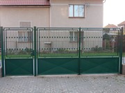 Natírání plotu a vrat 2017